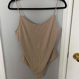 Beige H&M Bodysuit